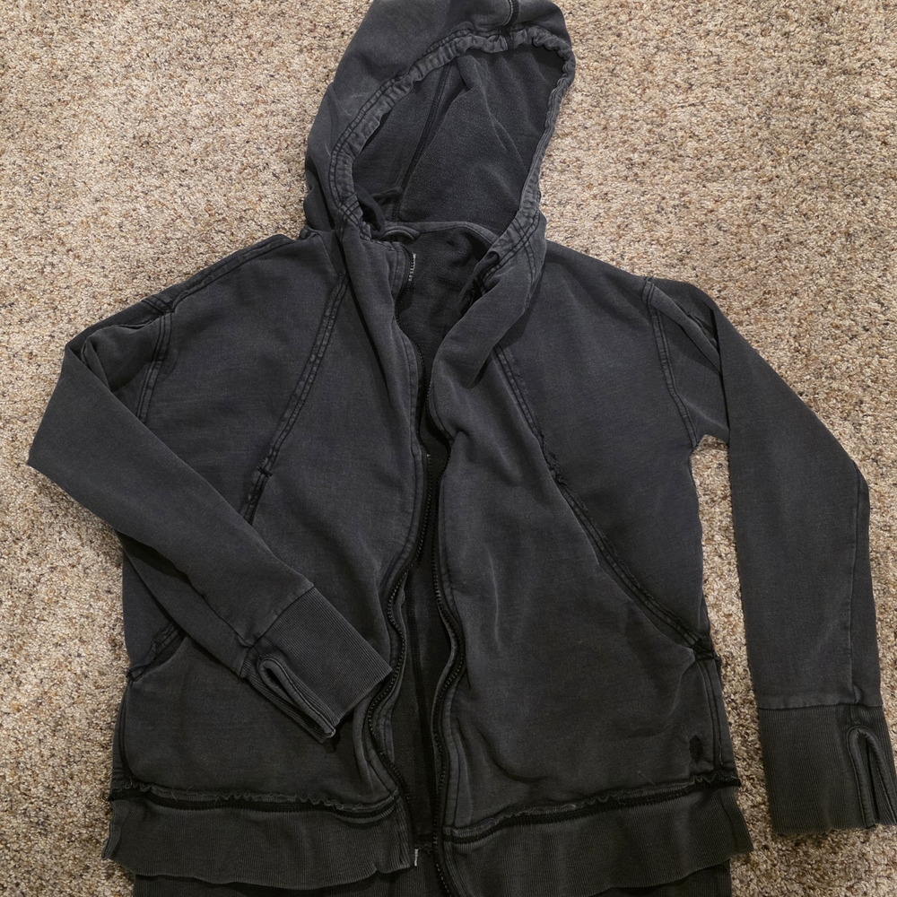FP Movement by Free People Charcoal Bomber Jacket - Picture 2 of 2